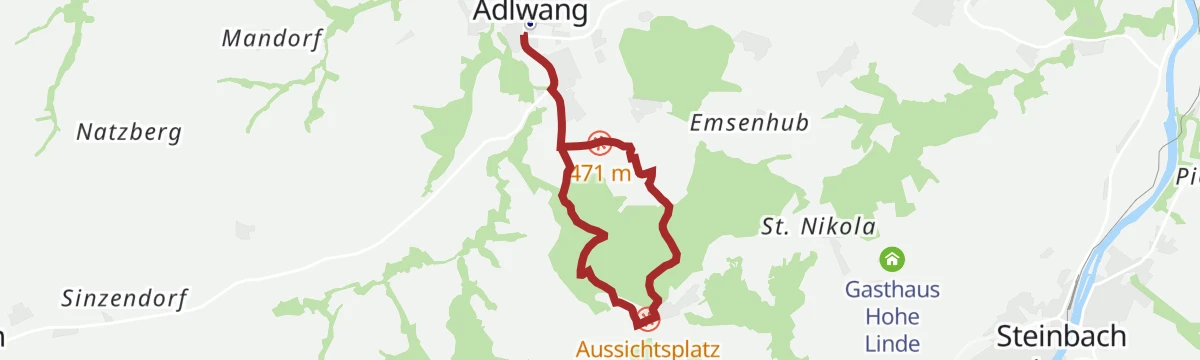 Route map: 30 Hallerwald